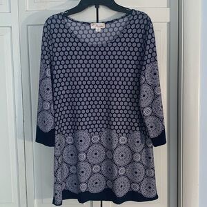 Misia Blue & White Tunic EUC